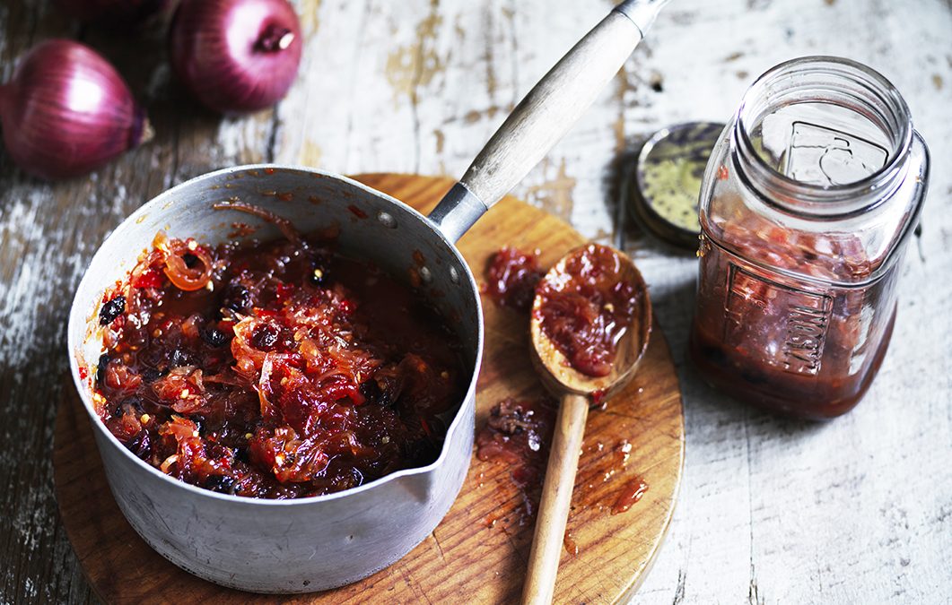 Chilli Onion and Cranberry Jam