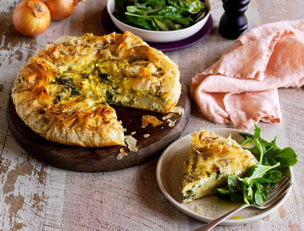 Onion, Potato and Feta Pie | Australian Onions