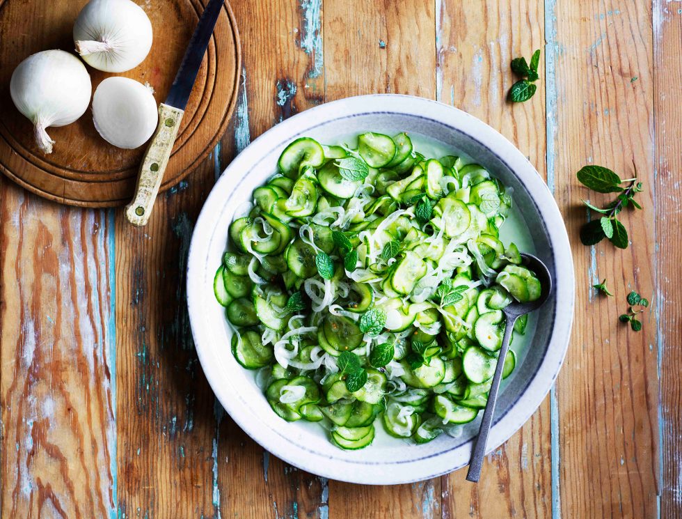 Pickled Onion and Cucumber Salad Australian Onions