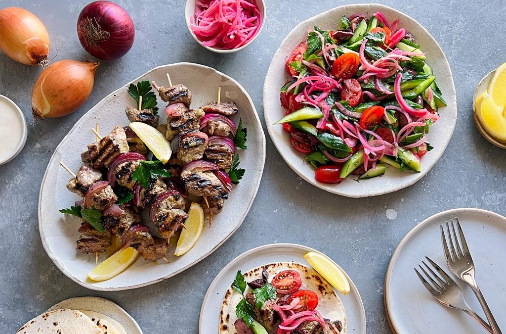 Lamb and Onion Souvlaki